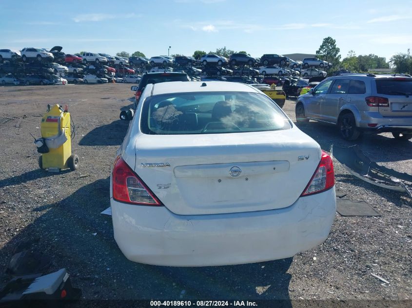 2012 Nissan Versa 1.6 S/1.6 Sl/1.6 Sv VIN: 3N1CN7AP7CL854626 Lot: 40189610