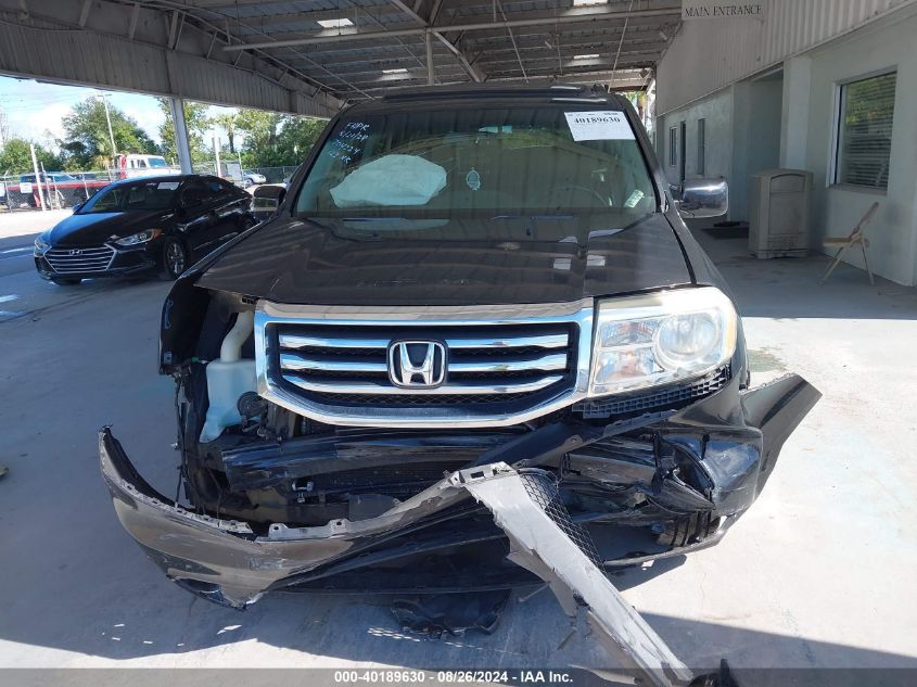 2012 Honda Pilot Touring VIN: 5FNYF3H97CB037753 Lot: 40189630