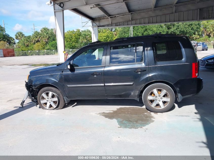 2012 Honda Pilot Touring VIN: 5FNYF3H97CB037753 Lot: 40189630