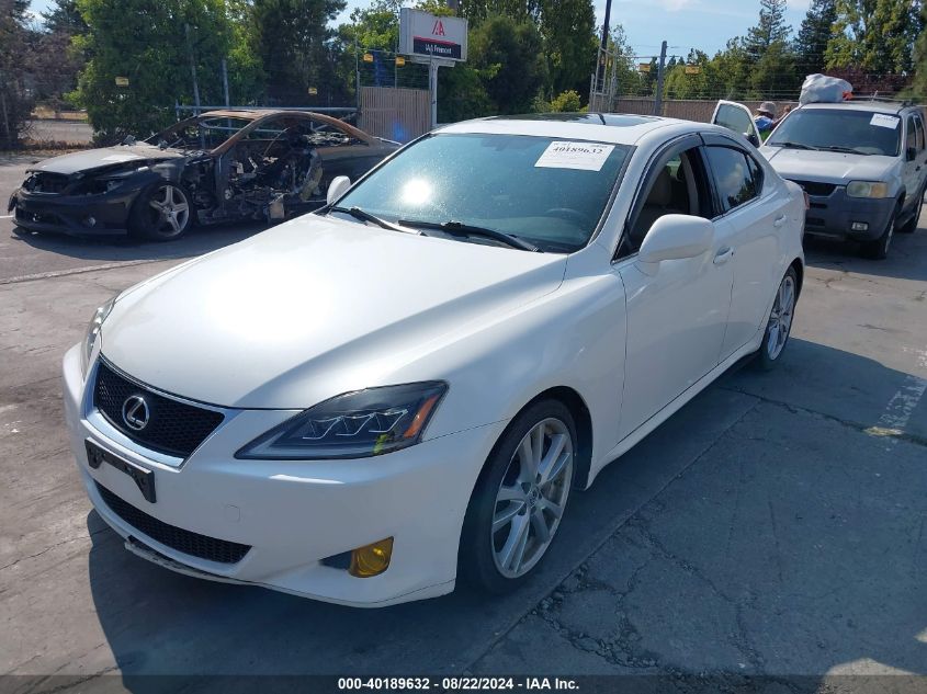 2006 Lexus Is 350 VIN: JTHBE262765007598 Lot: 40189632