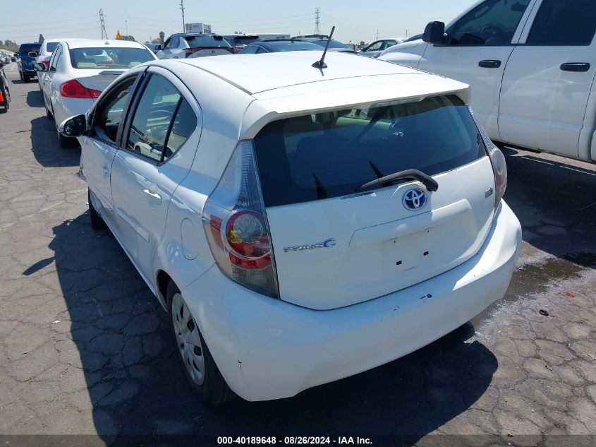 JTDKDTB34D1532163 2013 Toyota Prius C One