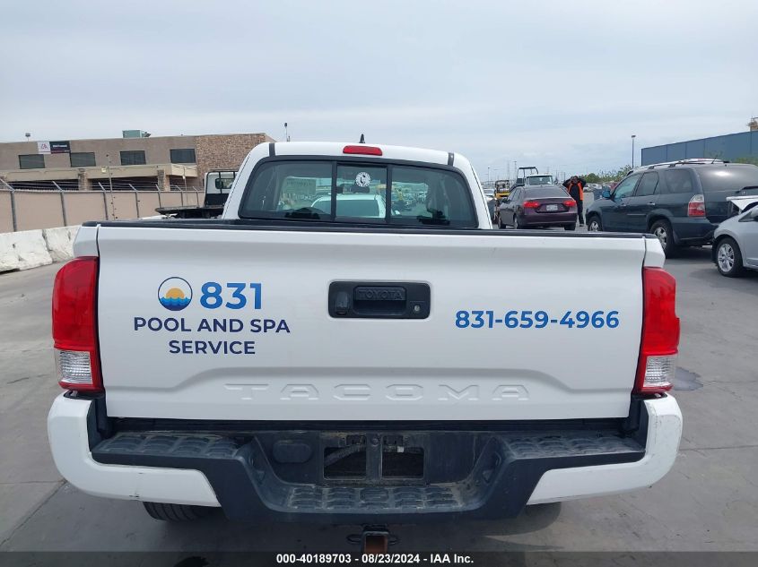 2016 Toyota Tacoma Sr VIN: 5TFRX5GN8GX059543 Lot: 40189703