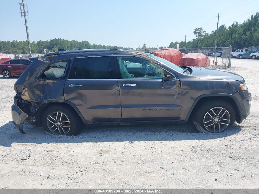 2017 Jeep Grand Cherokee Limited 4X2 VIN: 1C4RJEBGXHC965082 Lot: 40189704