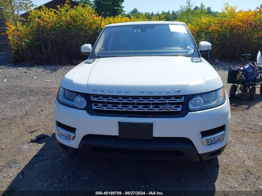 2016 Land Rover Range Rover Sport 3.0L V6 Supercharged Hse VIN: SALWR2PF7GA112247 Lot: 40189709