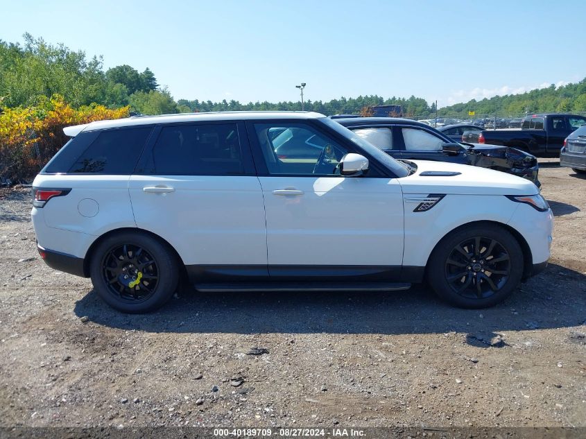 2016 Land Rover Range Rover Sport 3.0L V6 Supercharged Hse VIN: SALWR2PF7GA112247 Lot: 40189709