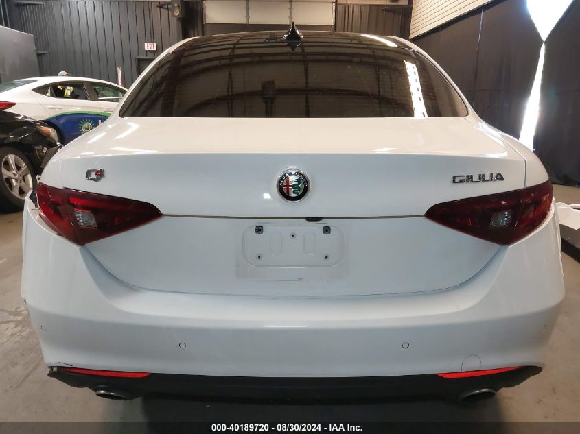 2019 Alfa Romeo Giulia Awd VIN: ZARFANAN8K7622621 Lot: 40189720