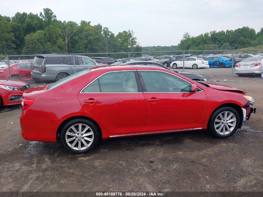 2012 Toyota Camry Xle VIN: 4T4BF1FK4CR177848 Lot: 40189776