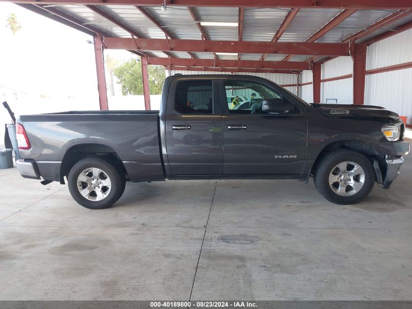 2019 Ram 1500 Big Horn/Lone Star Quad Cab 4X4 6'4 Box VIN: 1C6RRFBG7KN646787 Lot: 40189800