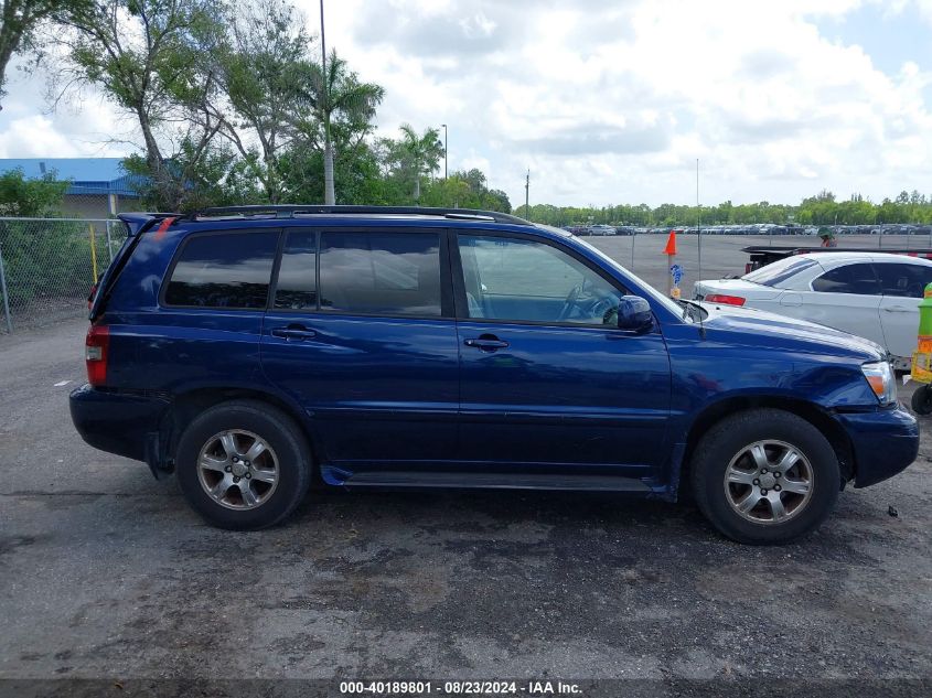 2004 Toyota Highlander V6 VIN: JTEEP21A440012805 Lot: 40189801