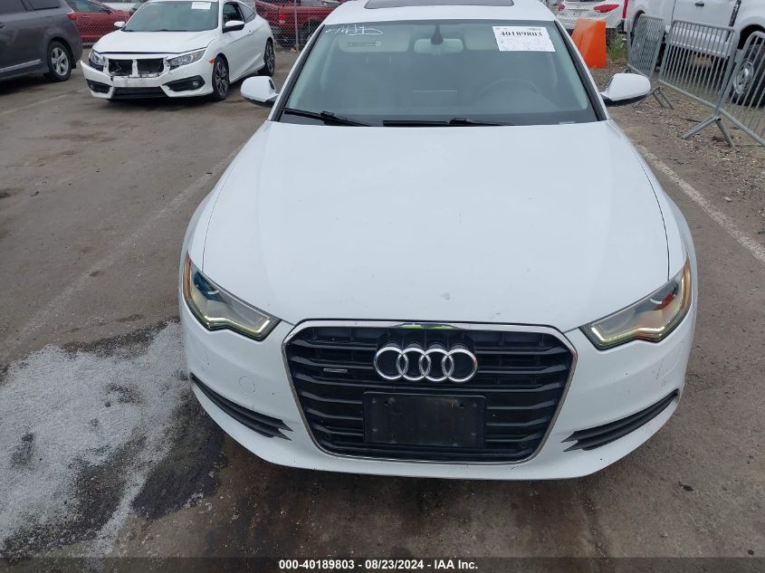 2012 Audi A6 3.0 Premium VIN: WAUGGAFC4CN120471 Lot: 40189803