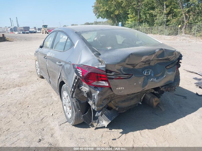 2019 HYUNDAI ELANTRA SE - 5NPD74LF6KH445773