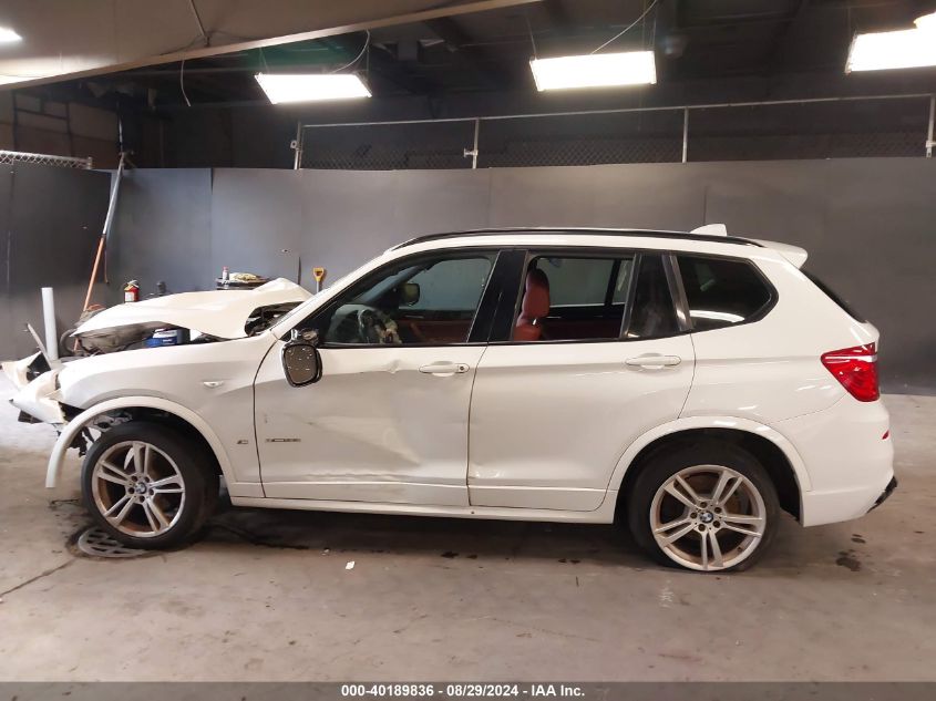 2014 BMW X3 xDrive35I VIN: 5UXWX7C55E0E82351 Lot: 40189836