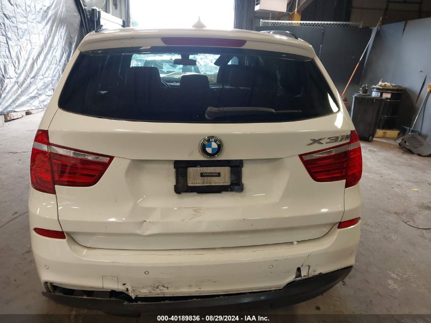 2014 BMW X3 xDrive35I VIN: 5UXWX7C55E0E82351 Lot: 40189836