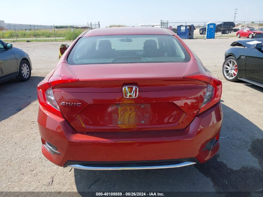 2019 Honda Civic Lx VIN: 19XFC2F69KE036692 Lot: 40189859