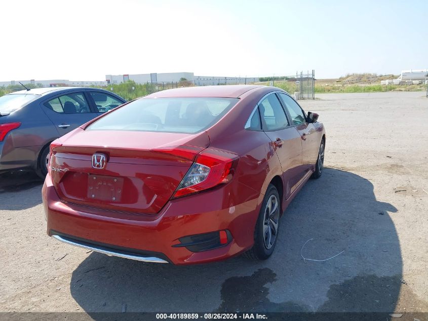 2019 Honda Civic Lx VIN: 19XFC2F69KE036692 Lot: 40189859