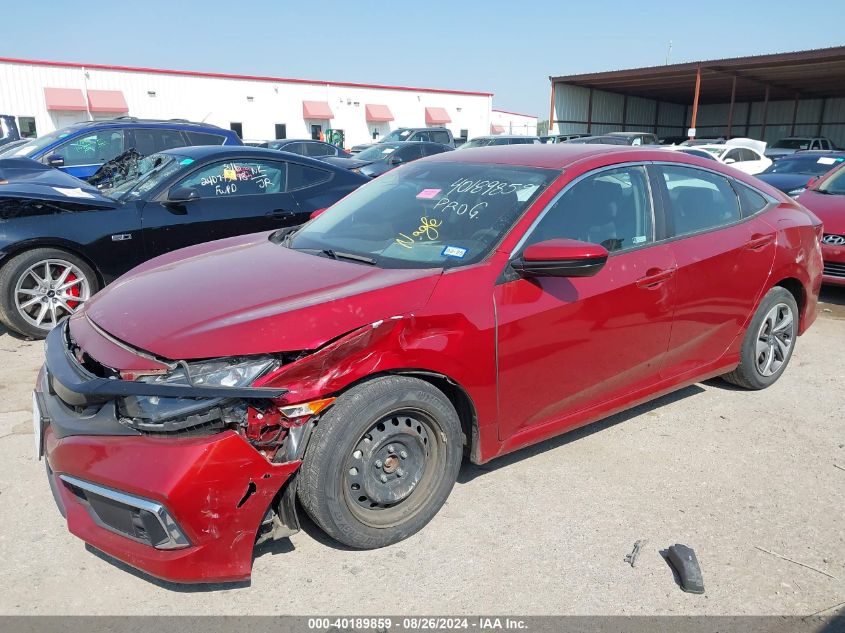 2019 Honda Civic Lx VIN: 19XFC2F69KE036692 Lot: 40189859