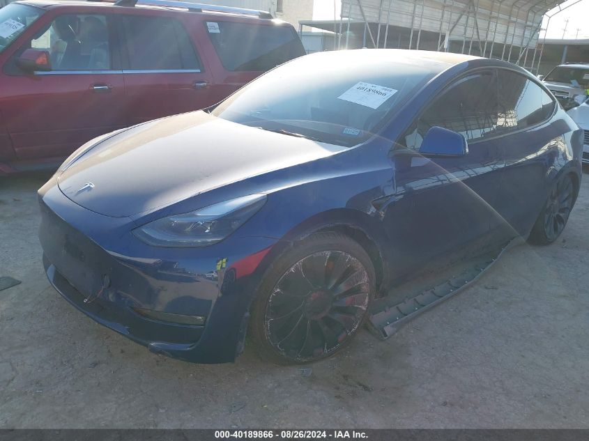 7SAYGDEF7PF967903 2023 TESLA MODEL Y - Image 2