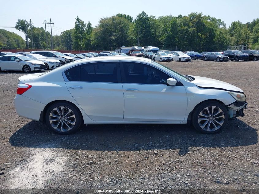 2013 Honda Accord Sport VIN: 1HGCR2F58DA276784 Lot: 40189868