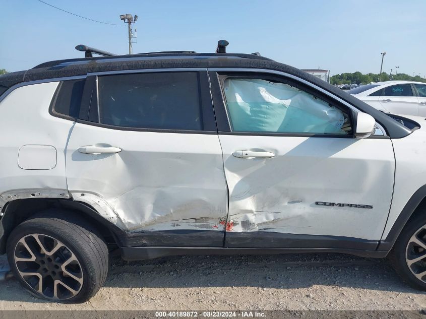 2018 Jeep Compass Limited 4X4 VIN: 3C4NJDCB1JT245742 Lot: 40189872