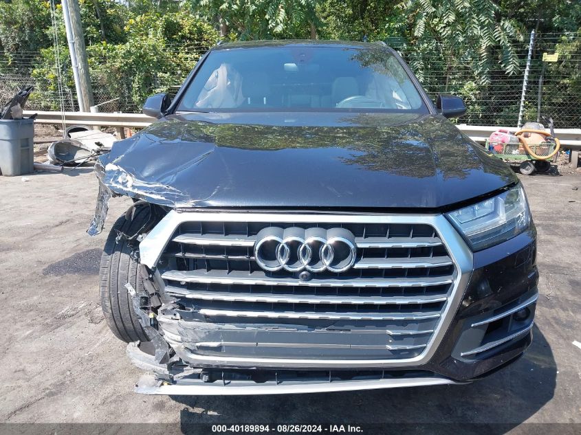 2018 Audi Q7 3.0T Premium VIN: WA1VAAF79JD021768 Lot: 40189894