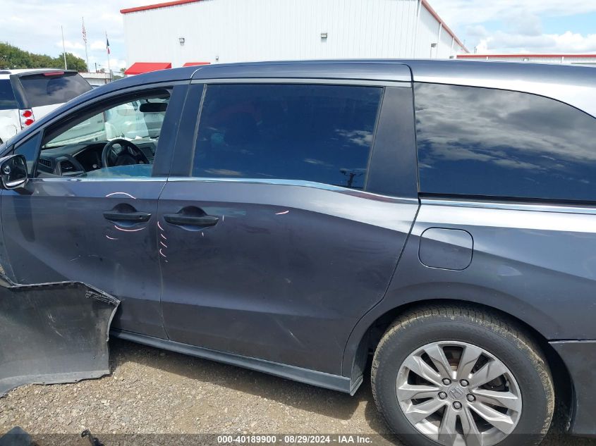 2019 Honda Odyssey Lx VIN: 5FNRL6H22KB113329 Lot: 40189900