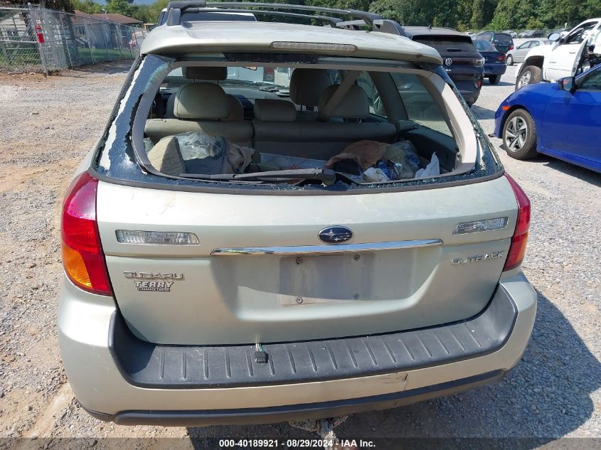 2006 Subaru Outback 2.5I Limited VIN: 4S4BP62C367345338 Lot: 40189921