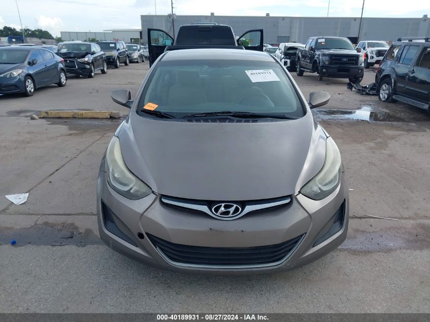 2016 Hyundai Elantra Se VIN: 5NPDH4AE4GH756634 Lot: 40189931