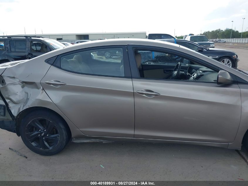 2016 Hyundai Elantra Se VIN: 5NPDH4AE4GH756634 Lot: 40189931