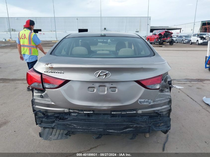 2016 Hyundai Elantra Se VIN: 5NPDH4AE4GH756634 Lot: 40189931