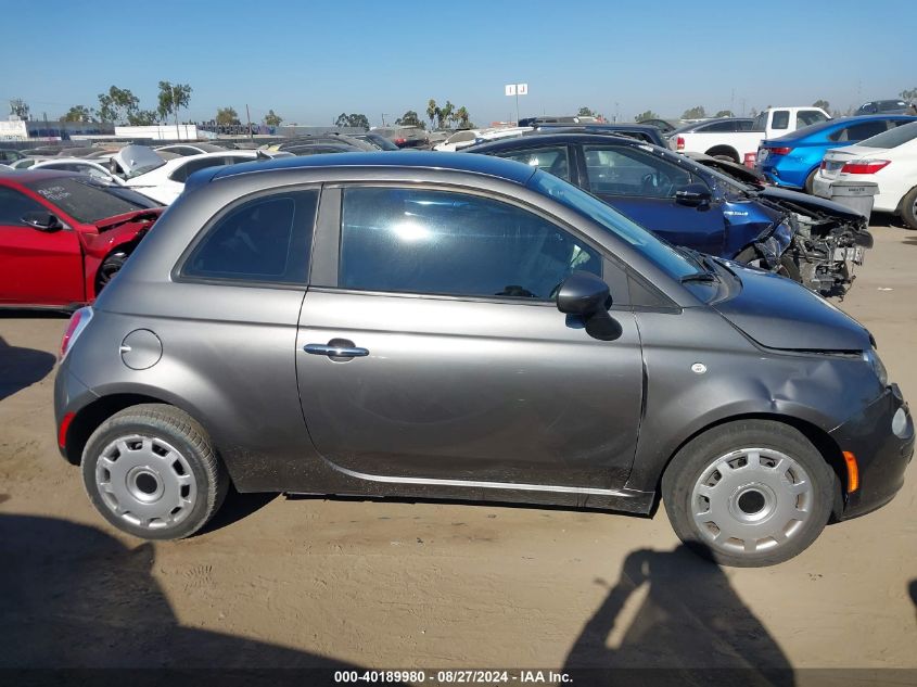 2012 Fiat 500 Pop VIN: 3C3CFFAR8CT334915 Lot: 40189980