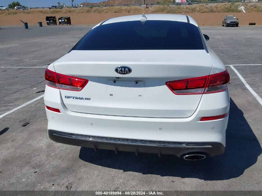 2019 Kia Optima Lx VIN: 5XXGT4L38KG284904 Lot: 40189994