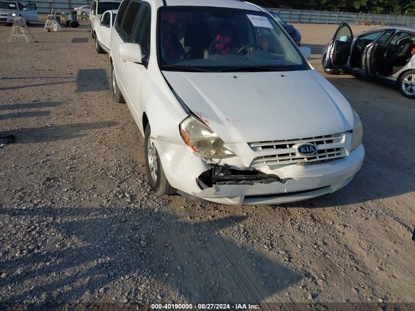 2009 Kia Sedona Lx VIN: KNDMB233696280689 Lot: 40190005