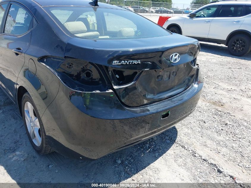 2012 Hyundai Elantra Gls (Ulsan Plant) VIN: KMHDH4AE9CU332717 Lot: 40190046