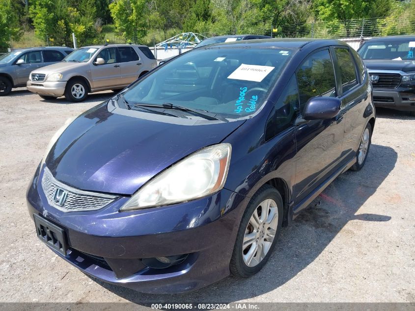 2009 Honda Fit Sport VIN: JHMGE88479S033213 Lot: 40190065