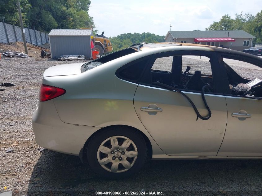 2007 Hyundai Elantra Gls/Limited/Se VIN: KMHDU46DX7U222311 Lot: 40190068