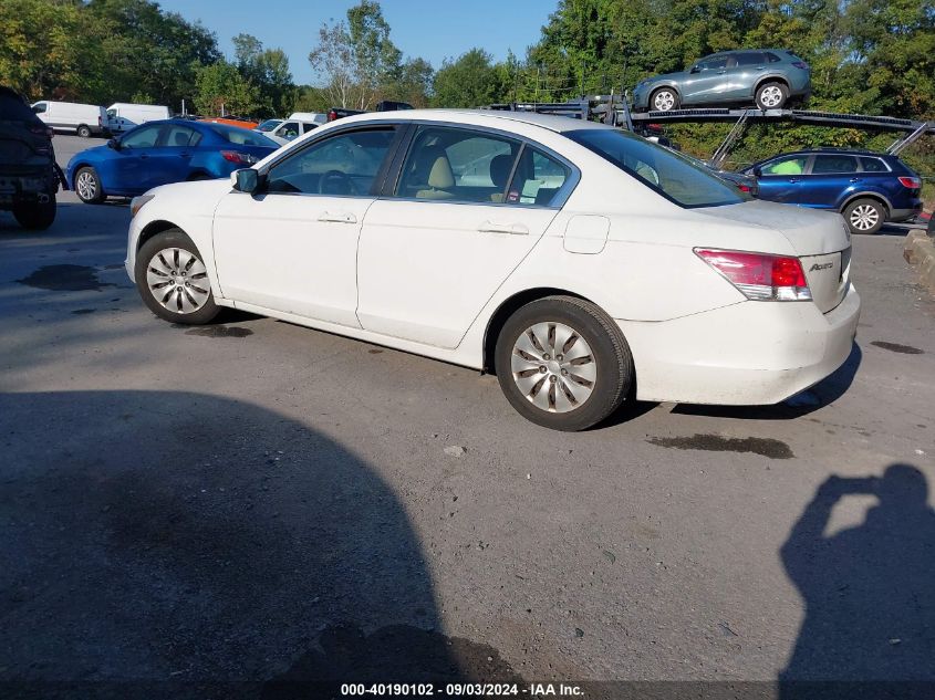 2010 Honda Accord 2.4 Lx VIN: 1HGCP2F38AA197096 Lot: 40190102