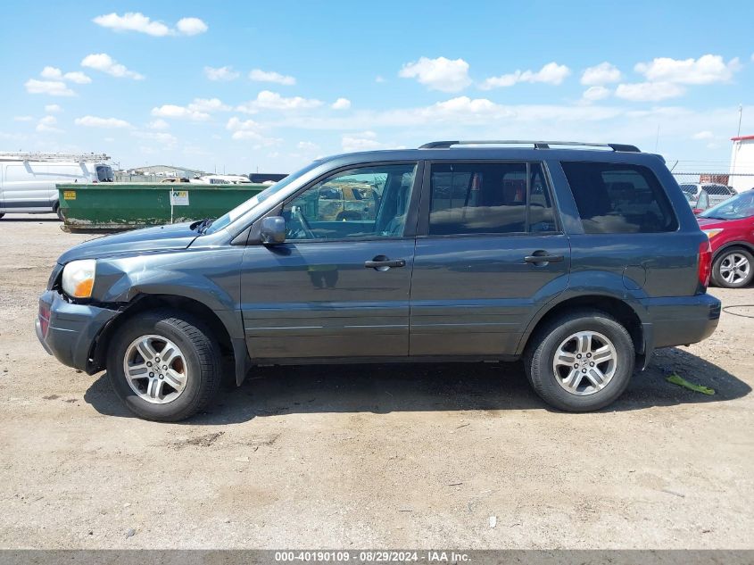 2005 Honda Pilot Ex VIN: 5FNYF18415B063602 Lot: 40190109