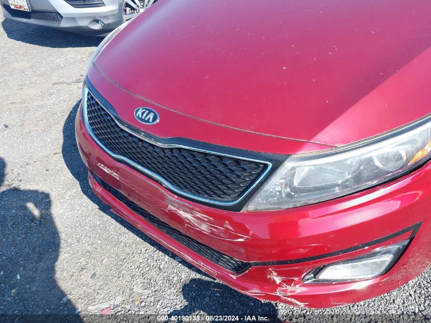 2014 Kia Optima Lx VIN: 5XXGM4A79EG327881 Lot: 40190138