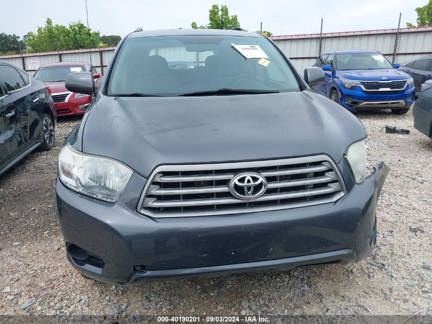 2010 Toyota Highlander Base V6 VIN: 5TDZK3EH5AS021829 Lot: 40190201