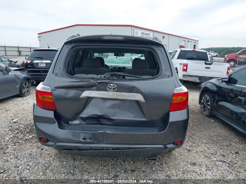 2010 Toyota Highlander Base V6 VIN: 5TDZK3EH5AS021829 Lot: 40190201