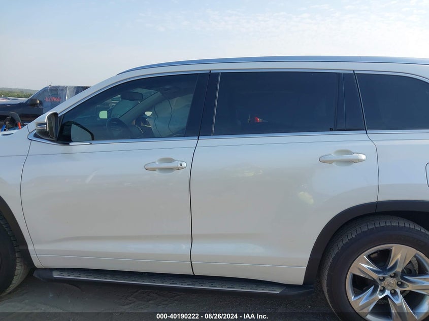 2015 TOYOTA HIGHLANDER LIMITED V6 - 5TDYKRFH9FS063988