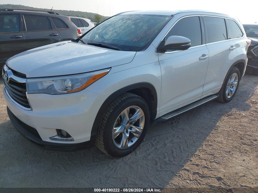 2015 TOYOTA HIGHLANDER LIMITED V6 - 5TDYKRFH9FS063988