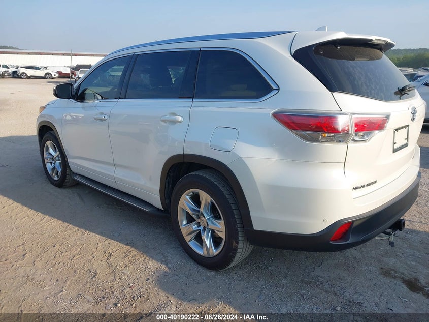 2015 TOYOTA HIGHLANDER LIMITED V6 - 5TDYKRFH9FS063988