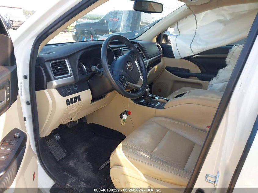 2015 TOYOTA HIGHLANDER LIMITED V6 - 5TDYKRFH9FS063988