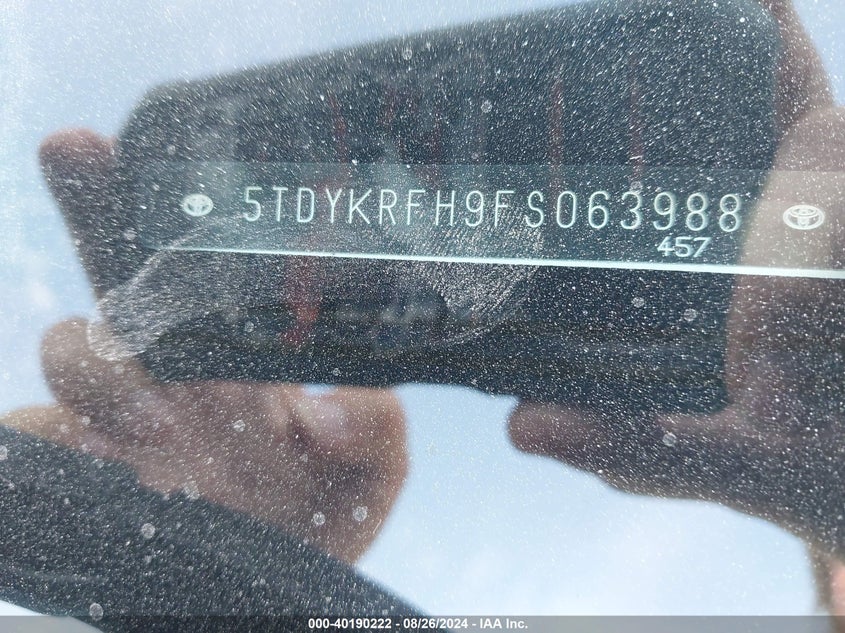 2015 TOYOTA HIGHLANDER LIMITED V6 - 5TDYKRFH9FS063988