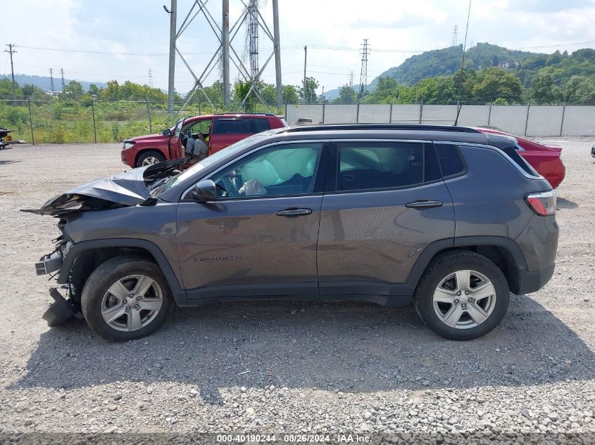 2022 Jeep Compass Latitude 4X4 VIN: 3C4NJDBB6NT114104 Lot: 40190244