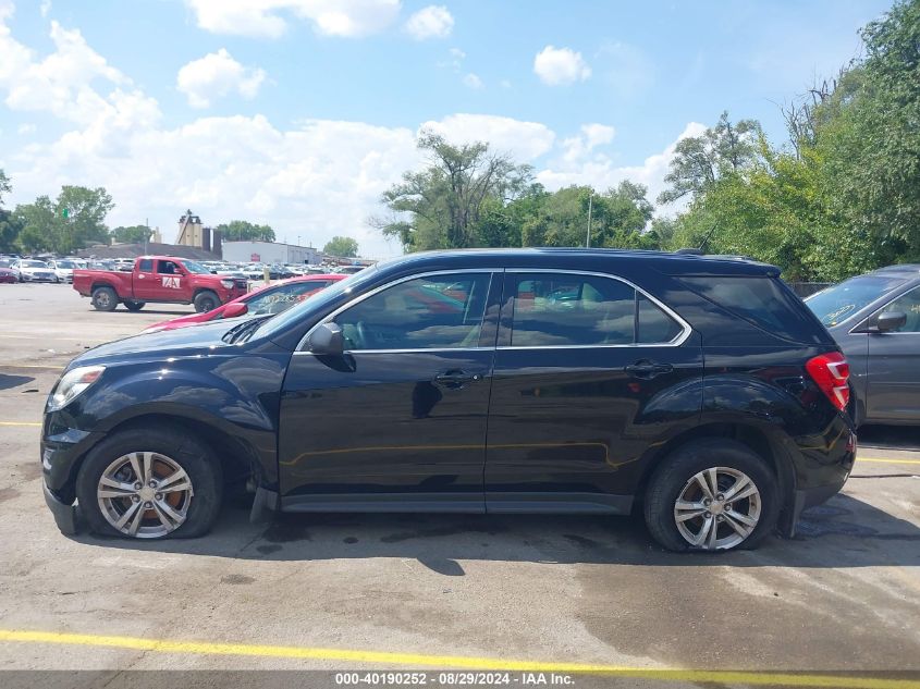 2016 Chevrolet Equinox Ls VIN: 2GNALBEK5G1146756 Lot: 40190252