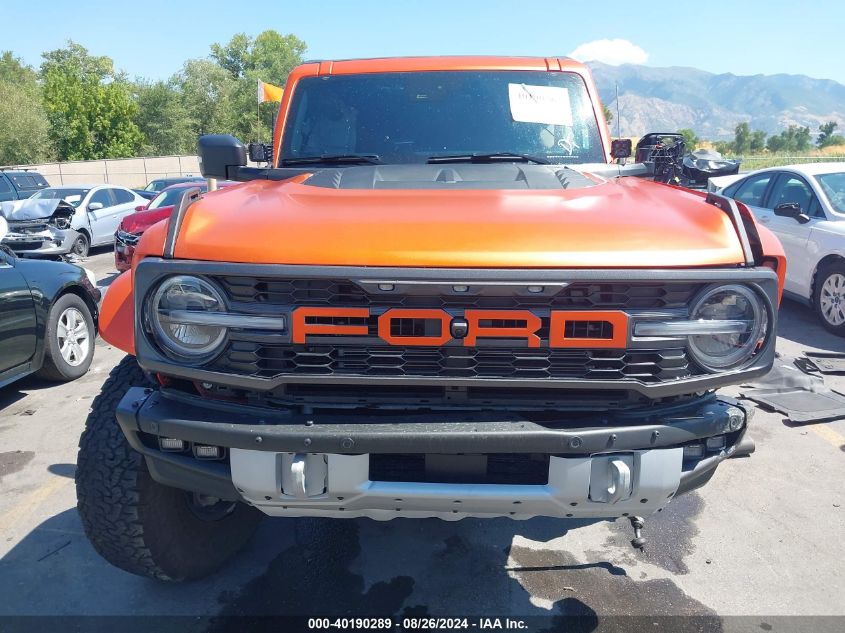 2022 Ford Bronco Raptor VIN: 1FMEE5JR5NLA51142 Lot: 40190289