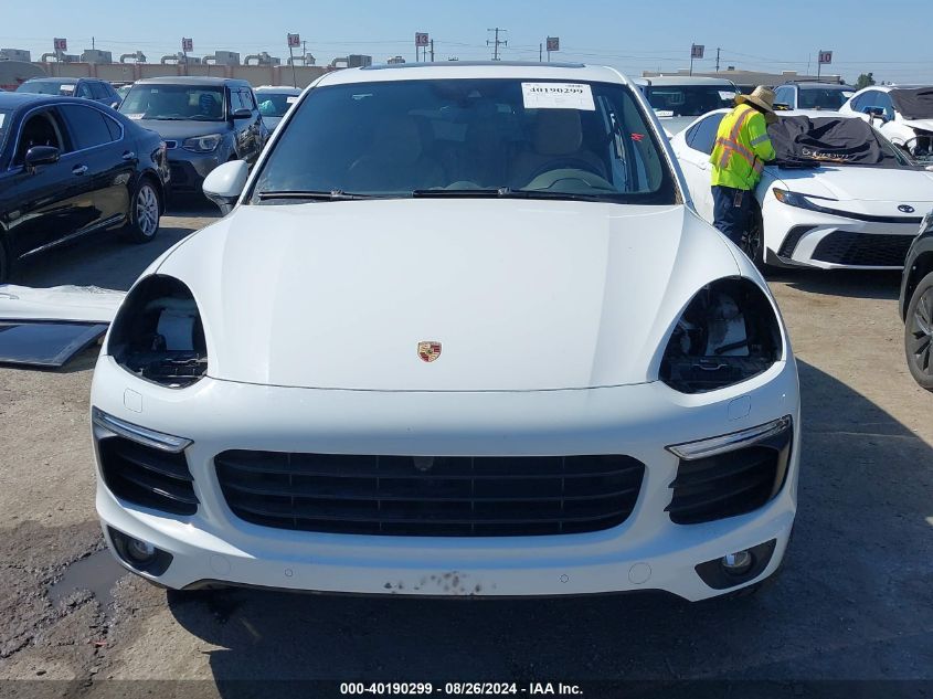 2017 Porsche Cayenne E-Hybrid S Platinum Edition VIN: WP1AE2A28HLA75586 Lot: 40190299