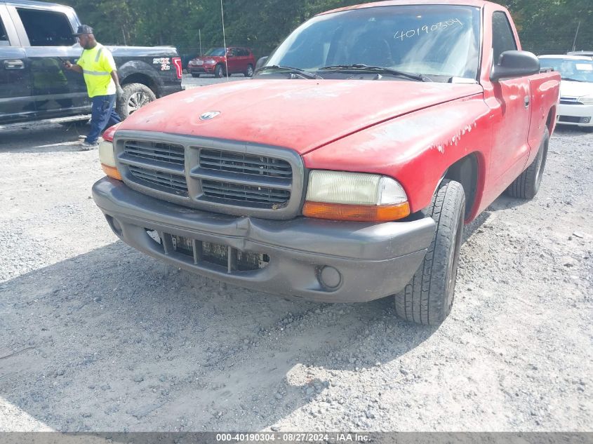 2002 Dodge Dakota VIN: 1B7FL16X02S643578 Lot: 40190304